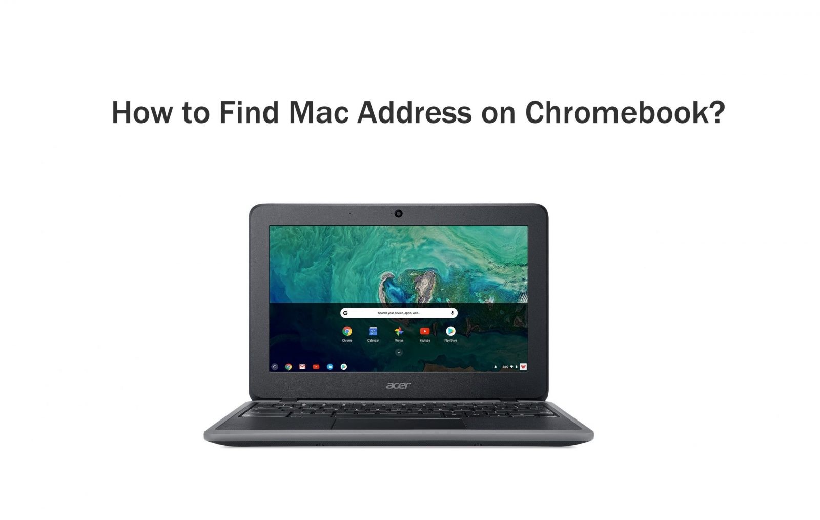 finding out mac address for chrome book